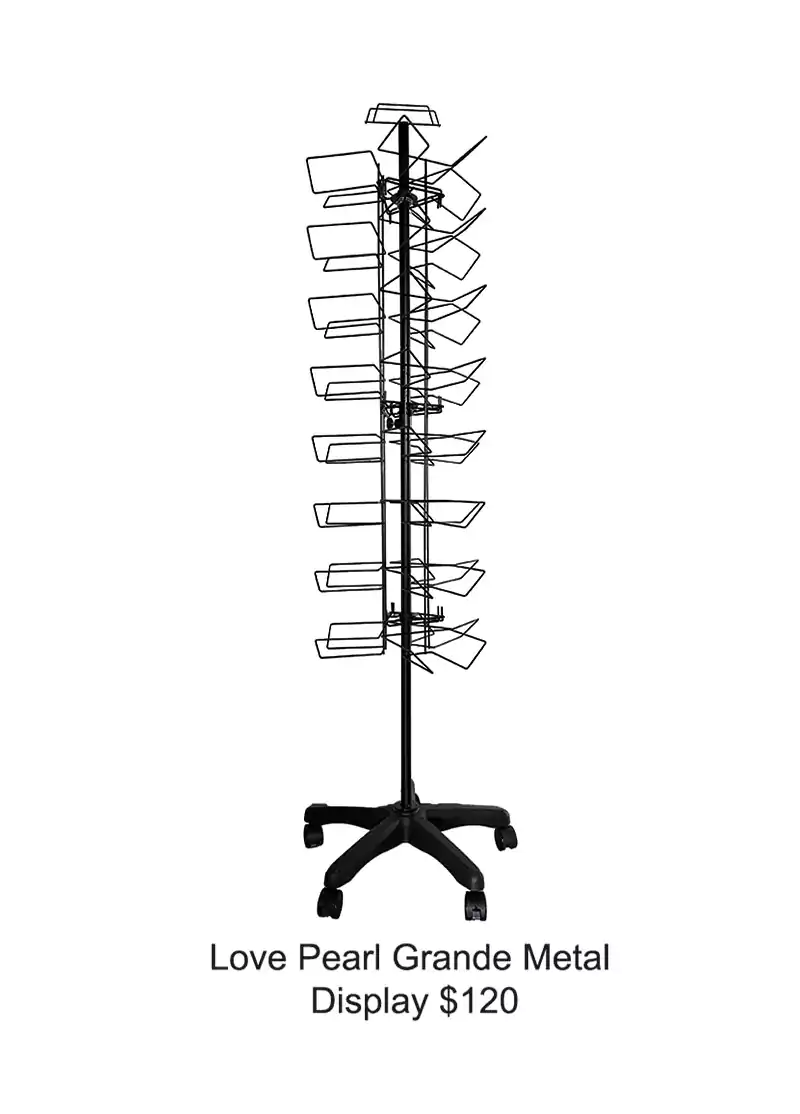 Display-Love Pearl Metal Rack